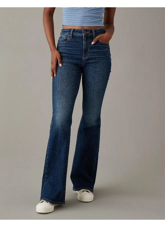 امريكان ايجل High Waist Flared Jeans