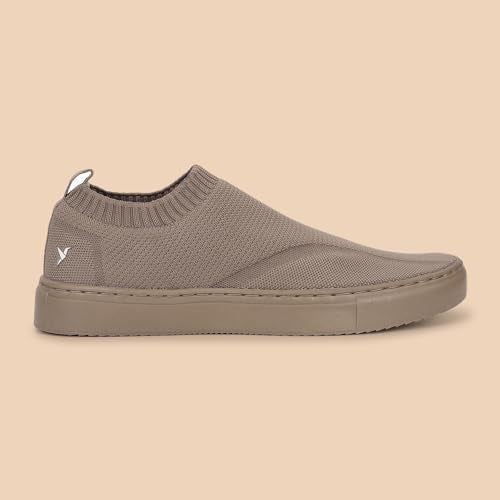 YOHO FreeStep spacious and casual slip on shoes | Comfortable for long hours of walking | Outperforms memory foam | Arch support Insole | Brown - UK 8 - Image 2