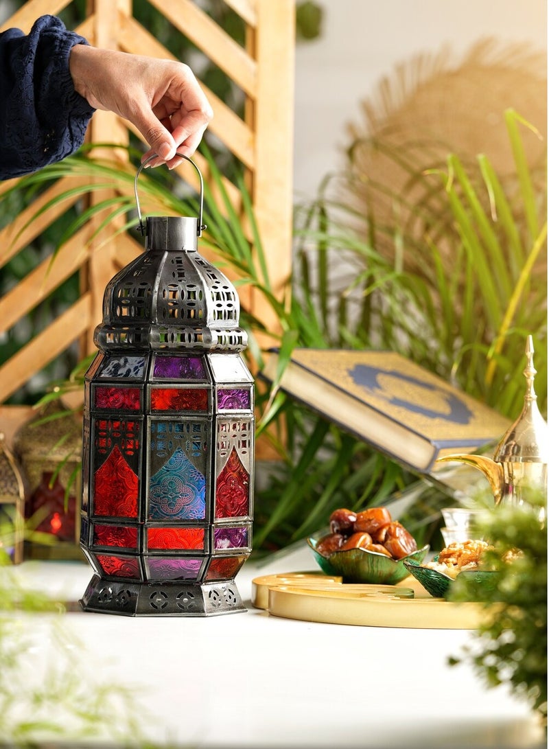 Hilalful Authentic Handmade Moroccan Lantern - Large Size - Image 5