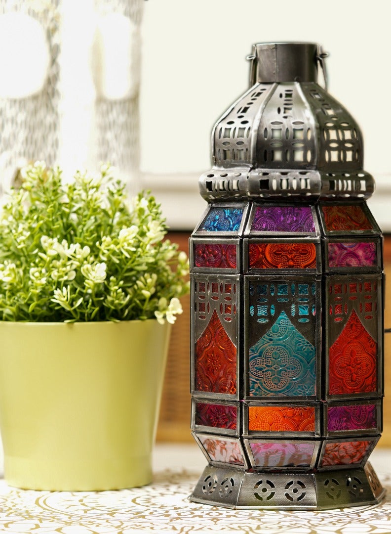 Hilalful Authentic Handmade Moroccan Lantern - Large Size - Image 4