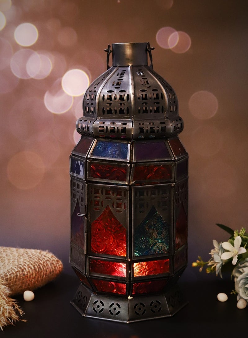 Hilalful Authentic Handmade Moroccan Lantern - Large Size - Image 2