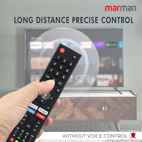 marman® Compatible with VU Tv Remote Control Suitable for Smart Android LED 4K QLED Ultra HD 55QML 32 43 55 65 75 Inches Television Without Voice Command and Google Assistance - Image 5