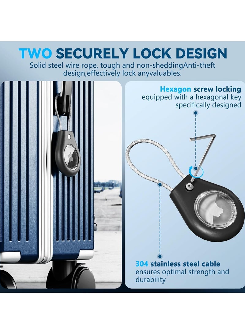1 Pack Waterproof AirTag Holder with Hex Wrench, Durable PC Protective Case with Secure Lock Design for Pet Collar, Luggage, Backpack & More – Anti-Lost Cover  - Image 4