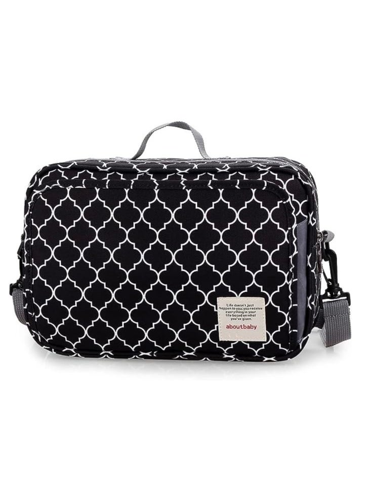 XICEN - Water-resistant Diaper Bag Baby Stroller Bottle Organizer Bag Infants Diaper Changing Clutch Cosmetic Makeup Toiletry Bag - Image 1