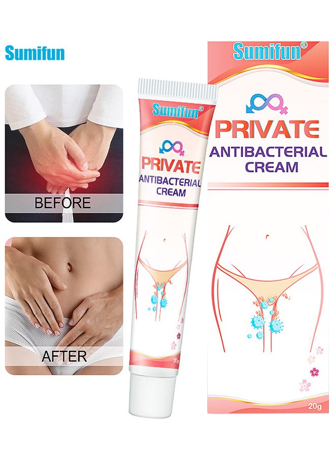 Sumifun - Private Antibactetial Cream, Female Private Parts Antipruritic Cream Ointment To Remove Itching Peculiar Smell Dermatitis, Feminine Itch Treatment Cream For Health Care - Image 1