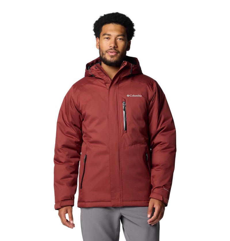 Columbia Men's Oak Harbor II Insulated Jacket, Spice, Small - Image 1