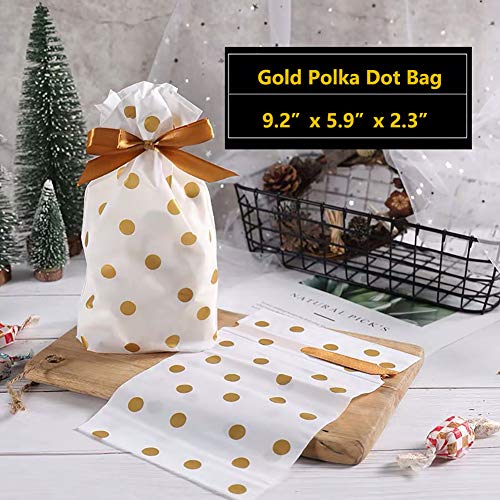 Enjonar 24pcs Treat Bags Party Favor Bags Plastic Drawstring Gift Bag Candy Goodies Bag Gift Wrapping Package for Birthday Wedding Baby Shower Bridal Shower Holiday Party - Image 5