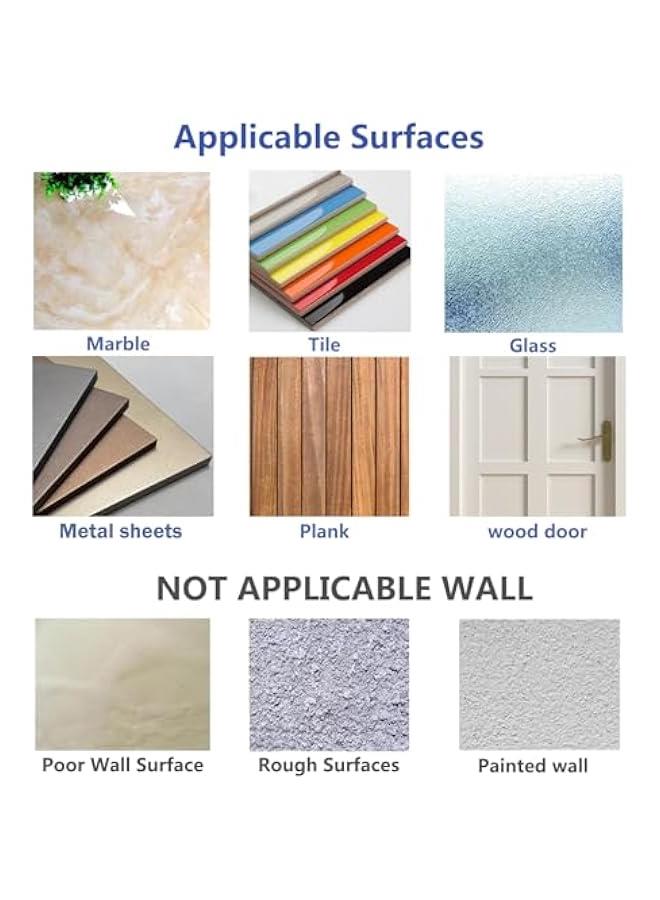 Adhesive Hooks for Hanging Heavy Duty Wall Hooks Self Adhesive Towel Coat Hooks Waterproof Transparent Hook for Bathroom Shower Kitchen Keys Door Outdoor Home Improvement Utility Hook 12 Pack - Image 4