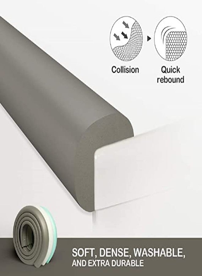 PRAYAS Edge & Corner Guards for Kids - Density Baby Proof Table Protector-Corner Cushion and Edge Safety Bumpers (Grey) - Image 5