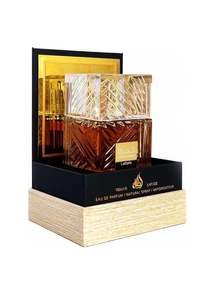 Lattafa Lattafa Perfumes Khamrah for Unisex Eau de Parfum Spray 3.4 oz🌟🌟🌟🌟🌟  - Image 1