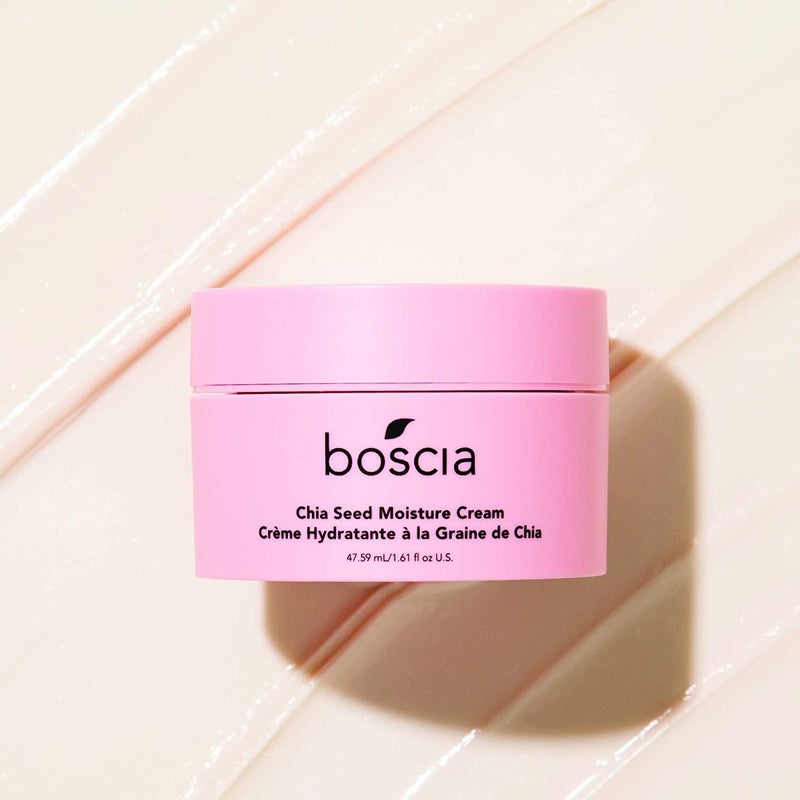 boscia Chia Seed Moisture Cream - Vegan, Cruelty-Free, Natural Skin Care - Sensitive Skin Face Lotion with Elderberry, Vitamin A, Vitamin B6, Vitamin C & Vitamin E - For Dry Skin Types - 1.61 Oz - Image 4