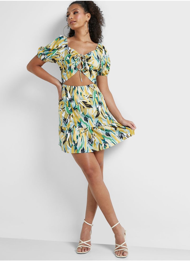 Ginger - Tie Up Detail Dress - Image 1