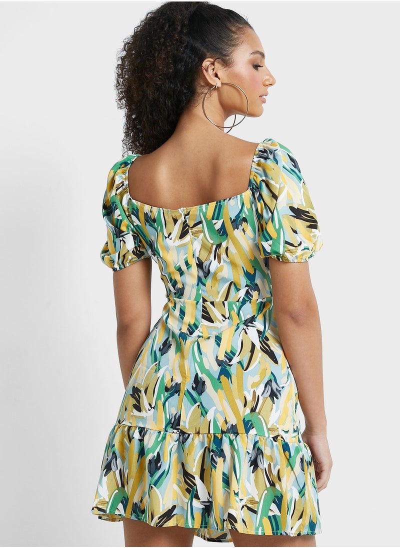 Ginger - Tie Up Detail Dress - Image 1