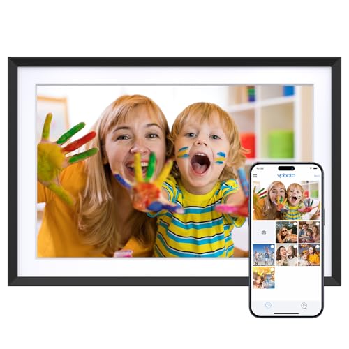 Dragon Touch 10.1'' WIFI Digital Picture Frame - 1280*800 HD IPS Touch Screen Digital Photo Frame Display, Auto-Rotate, Share Photos/Videos Instantly via Free App Best Gifts for Birthday, Wedding, Mom - Image 1