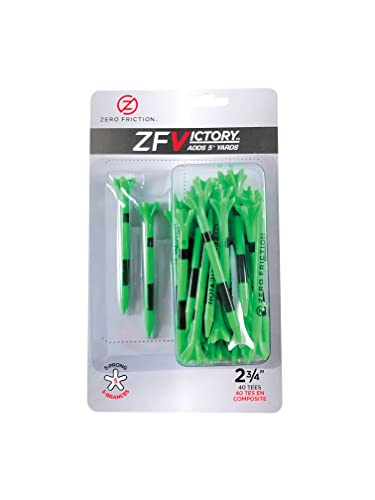 Zero Friction Victory 5-Prong Golf Tees (2-3/4 Inch, Green, Pack of 40) - Image 4
