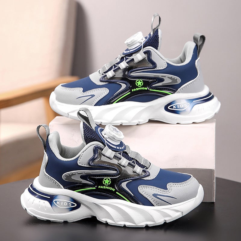 Mesh Sneakers Lightweight Flexible Sole Walking Shoes For Kids Indoor And Outdoor Activities - Image 1