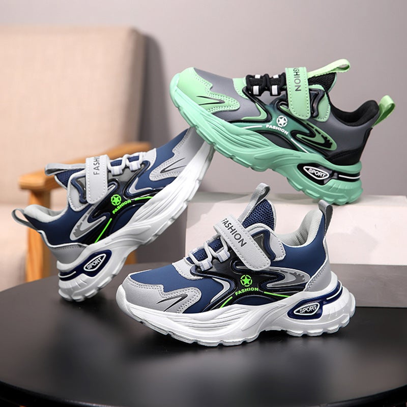 Mesh Sneakers Lightweight Flexible Sole Walking Shoes For Kids Indoor And Outdoor Activities - Image 3