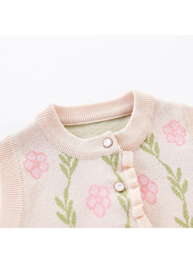 Girls' Baby Autumn Soft And Comfortable Sweater Vest Knitted Sweater - Image 5