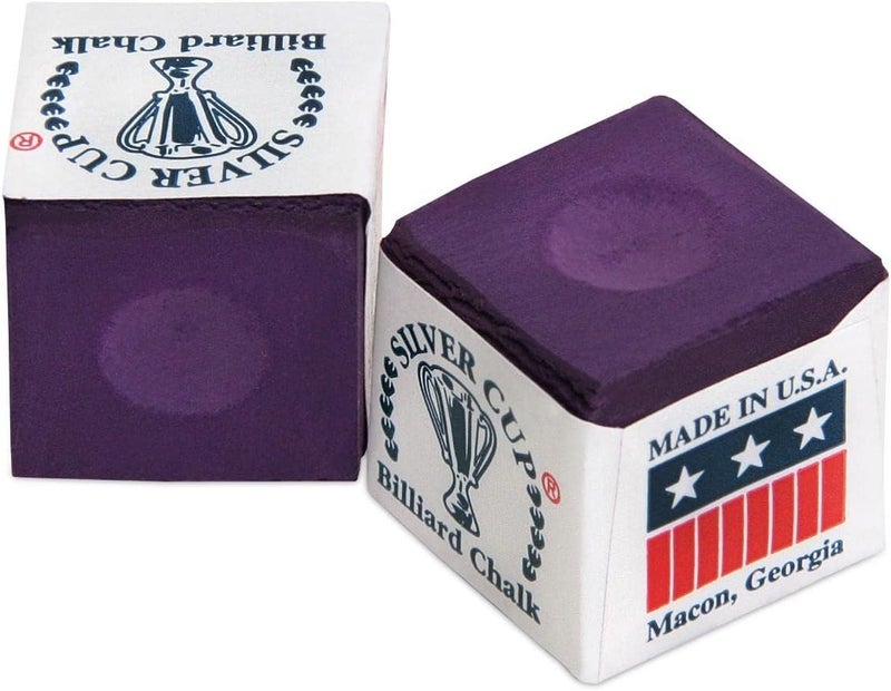 Silver Cup Billiard CHALK - ONE DOZEN - Image 2