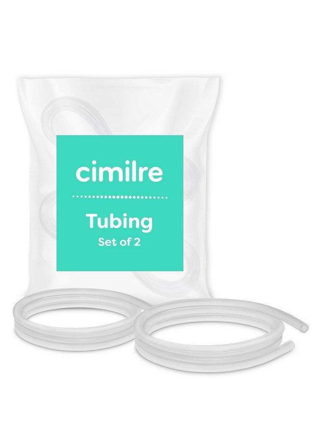 Cimilre Tubing, Breast Pump Tubing Connects Cimilre Breast Pump Motor to Cimilre Collection Kit, Replacement Tubing for Single or Double Pumping (Set of 2) - Image 1
