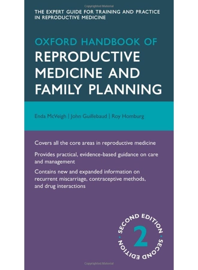 OXFORD HANDBOOK OF REPRODUCTIVE MEDICINE AND FAMILY PLANNING 2E (Oxford Medical Handbooks) - Image 1