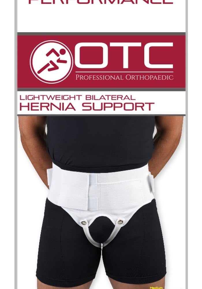 OTC حزام دعم الفتق OTC للفتق الفردي أو المزدوج - علاج الفتق الإربي والصفن، كبير - Image 4
