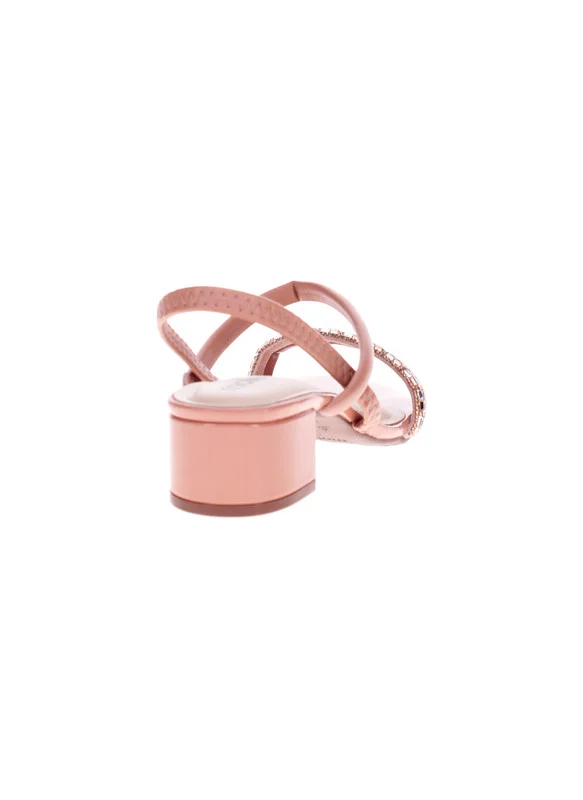موليكا Moleca Ladies Low Heel Sandals Nude | Made In Brazil
