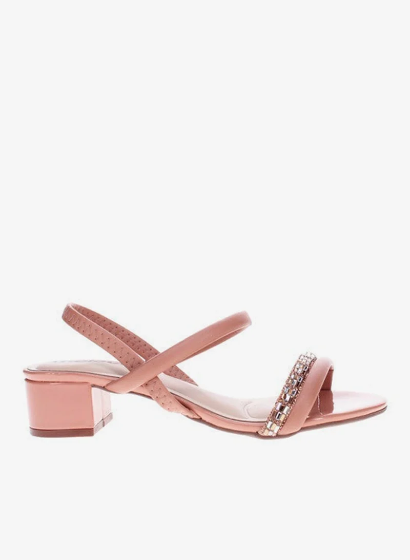 موليكا صنادل نسائية بكعب منخفض موليكا نيود | صنع في البرازيل