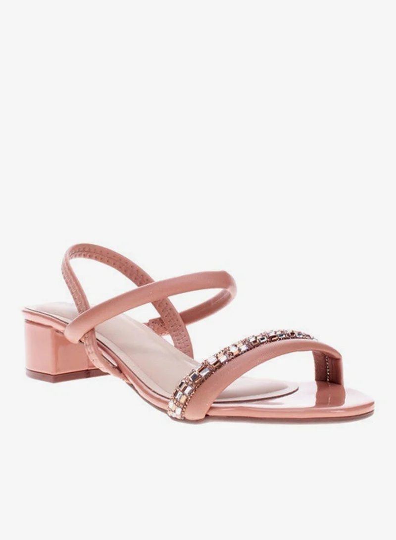 موليكا صنادل نسائية بكعب منخفض موليكا نيود | صنع في البرازيل