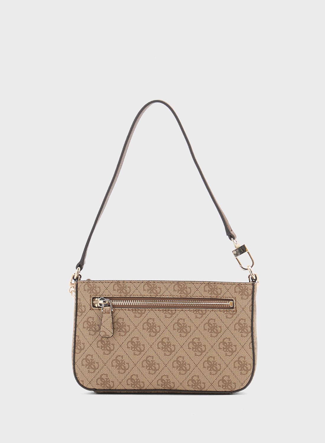 GUESS Noelle Mini Umhängetasche In Sand – Logo-Detail, Stylisch & Praktisch
