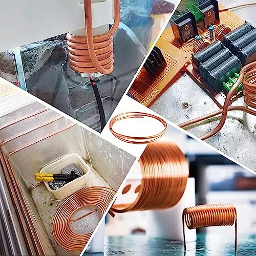 Tynulox Pure Copper Tubing 1/4" OD × 3/16" ID × 3FT Length Refrigeration Tubing Soft Coil 110 Copper Tube Seamless Round Tubing for Jewellery and Industry - Image 5