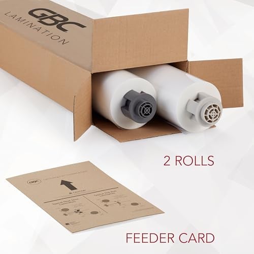 GBC Thermal Laminating Film, Rolls for Ultima 65 EZLoad, Nap I, 1.5 mil, 25" x 500', 2-Pack (3000004EZ) - Image 4