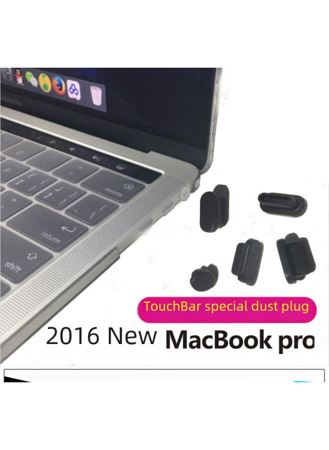 Generic - For Mac Apple Laptop Macbook Dust Plug Air13.3 Protection USB Port Plug Accessories-Color:Black-Applicable Model:PRO Special Pack Of 9 - Image 1
