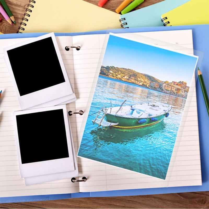 20pcs Laminating Sheets Self-Sealing Photo Protectors for Documents Photos and More High Gloss Finish for Home Office Use Lamination Pouches - Image 5