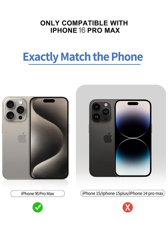 SUNDAREE 2PCS 16 Pro Max Screen Protector 6.9 Inch HD Clear Easy Installation Frame Military Grade Protection Scratch Resistant, Anti Fingerprint, Bubble Free, 9H Tempered Glass Film - Image 2