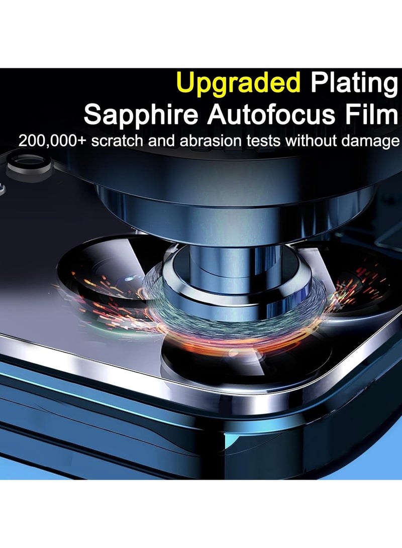 2 Pack Screen Protector for iPhone 17 Pro  + 2 Pack Camera Lens Protector ,Case Friendly Tempered Glass Film,[9H Hardness] - HD - Image 3