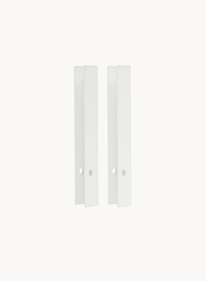 COSEND Baby Gate Fixed Slots for Connecting Extensions and Baby Gate Which Make The Gate More Stable and Sturdy(White,Medium)