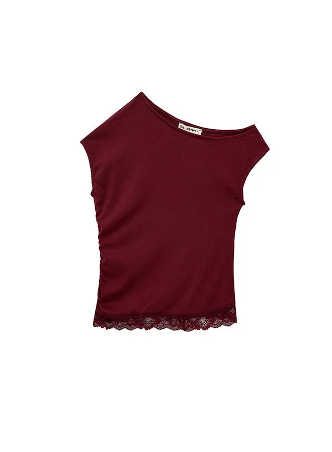 Koton  Asymmetric T-Shirt  | Best Price UAE