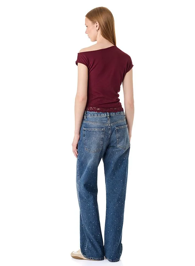 Koton  Asymmetric T-Shirt  | Best Price UAE