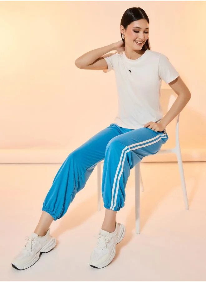 تايك تو Side Stripe Relaxed Fit Joggers