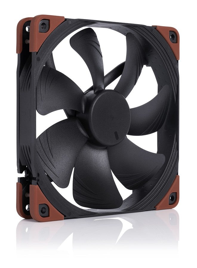 Noctua NF-A14 iPPC-3000 PWM, Heavy Duty Cooling Fan, 4-Pin, 3000 RPM (140mm, Black) for Desktop - Image 1