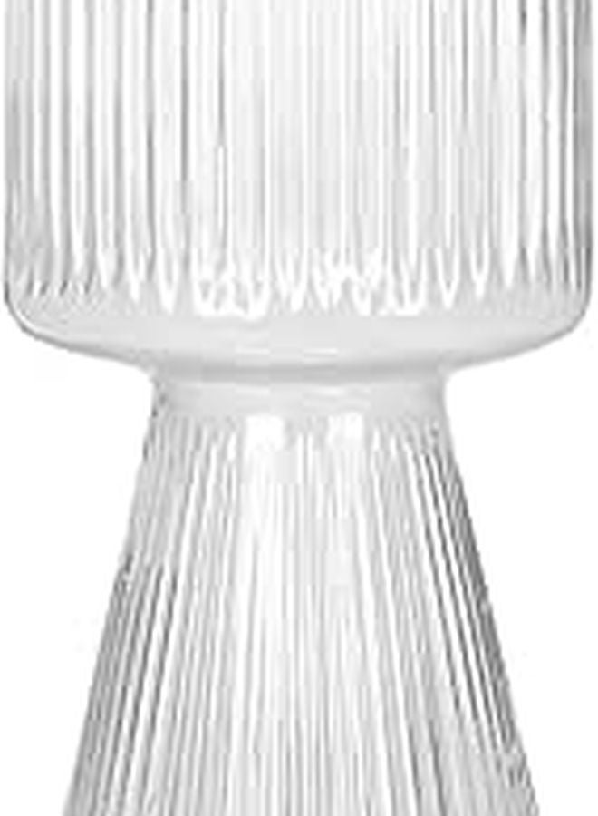 Small Glass Flower Vase Modern Home Decor for Living Room Centerpiece - Image 1