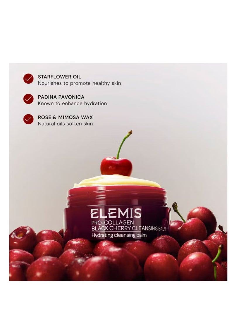 Elemis Pro-Collagen Black Cherry Cleansing Balm 100g - Image 3