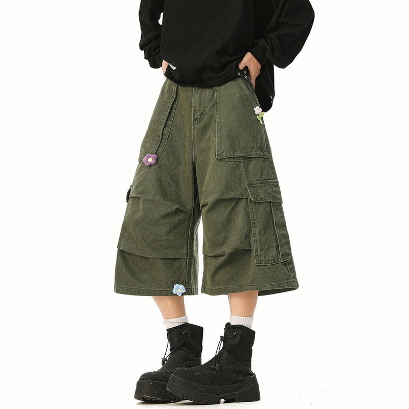 Unisex Classic Denim Jeans Loose Fit Daily Outdoor Wear - Image 1