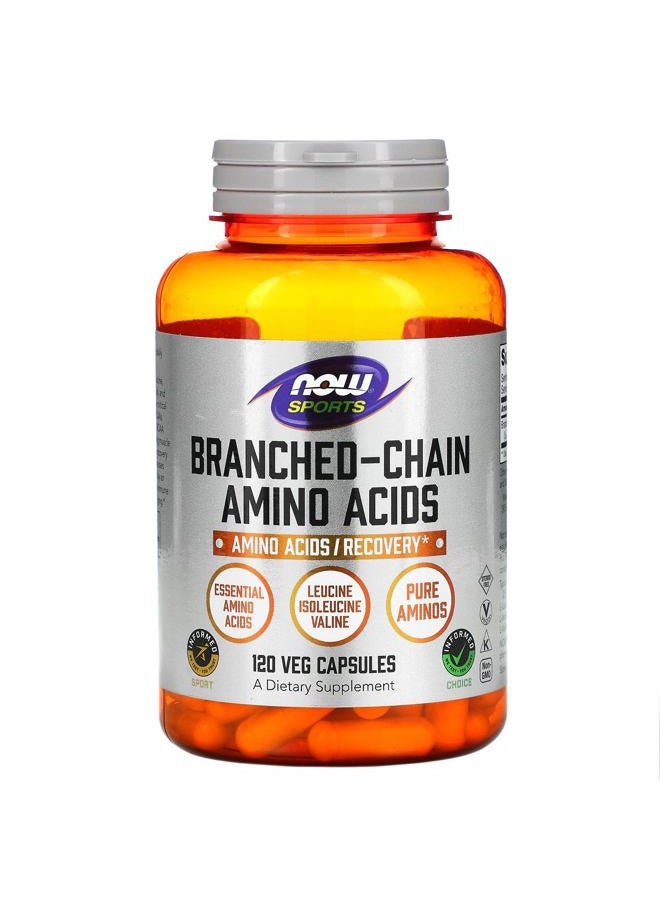 Now Foods - Branched Chain Amino Acids 120 Capsules - Image 1