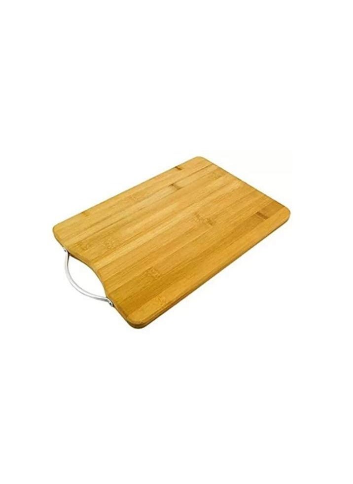 ECVV - Extra Large Premium Bamboo Cutting Board, Wooden Chopping Board Kitchen Cutting Board with Juice Grooves. Natural Bamboo (40x30cm) - Image 1