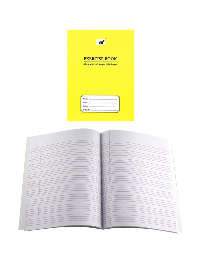 Psi - 3-Piece Exercise Note Book Four Lined 100 Pages - Image 1