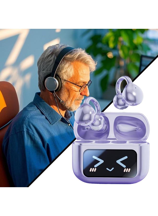 Earbuds with Screen - Wireless Earbuds with Screen Waterproof | Noise-Cancelling Audio Audio Earphones Ai Translation Sports Clip Earplugs for Daily Use Adventures Travel Outdoor Exercise Home Work Gy - Image 3