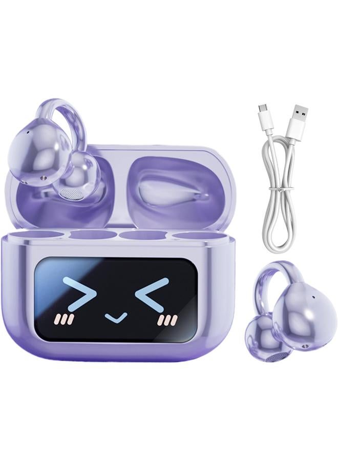 Earbuds with Screen - Wireless Earbuds with Screen Waterproof | Noise-Cancelling Audio Audio Earphones Ai Translation Sports Clip Earplugs for Daily Use Adventures Travel Outdoor Exercise Home Work Gy - Image 1