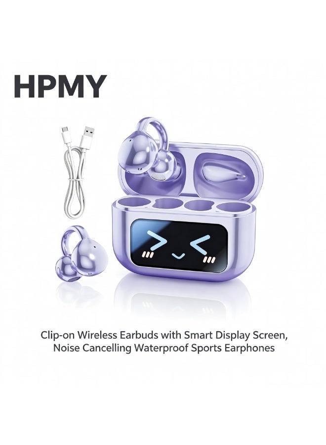 إتش بي إم واي Hpmy Wireless Earbuds With Screen Display Bluetooth 5 3 Earbuds